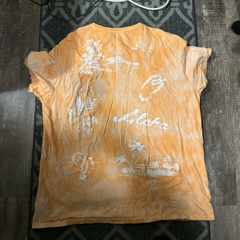 Polo by Ralph Lauren Orange Aloha Tee